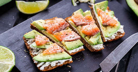 Tartine du matin au saumon fumé